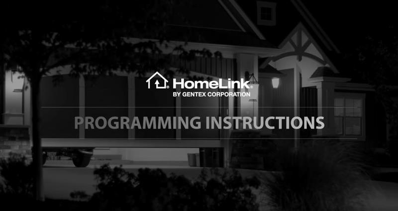 DIY HomeLink - How to program HomeLink