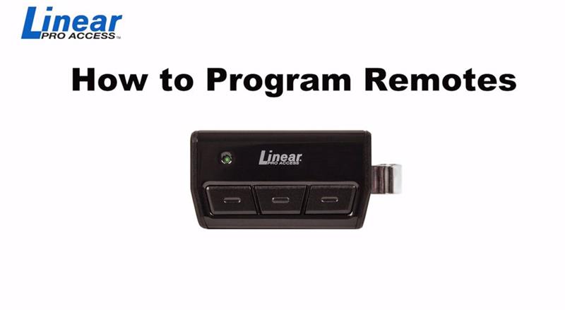 DIY Lindear - How to Program Remotes